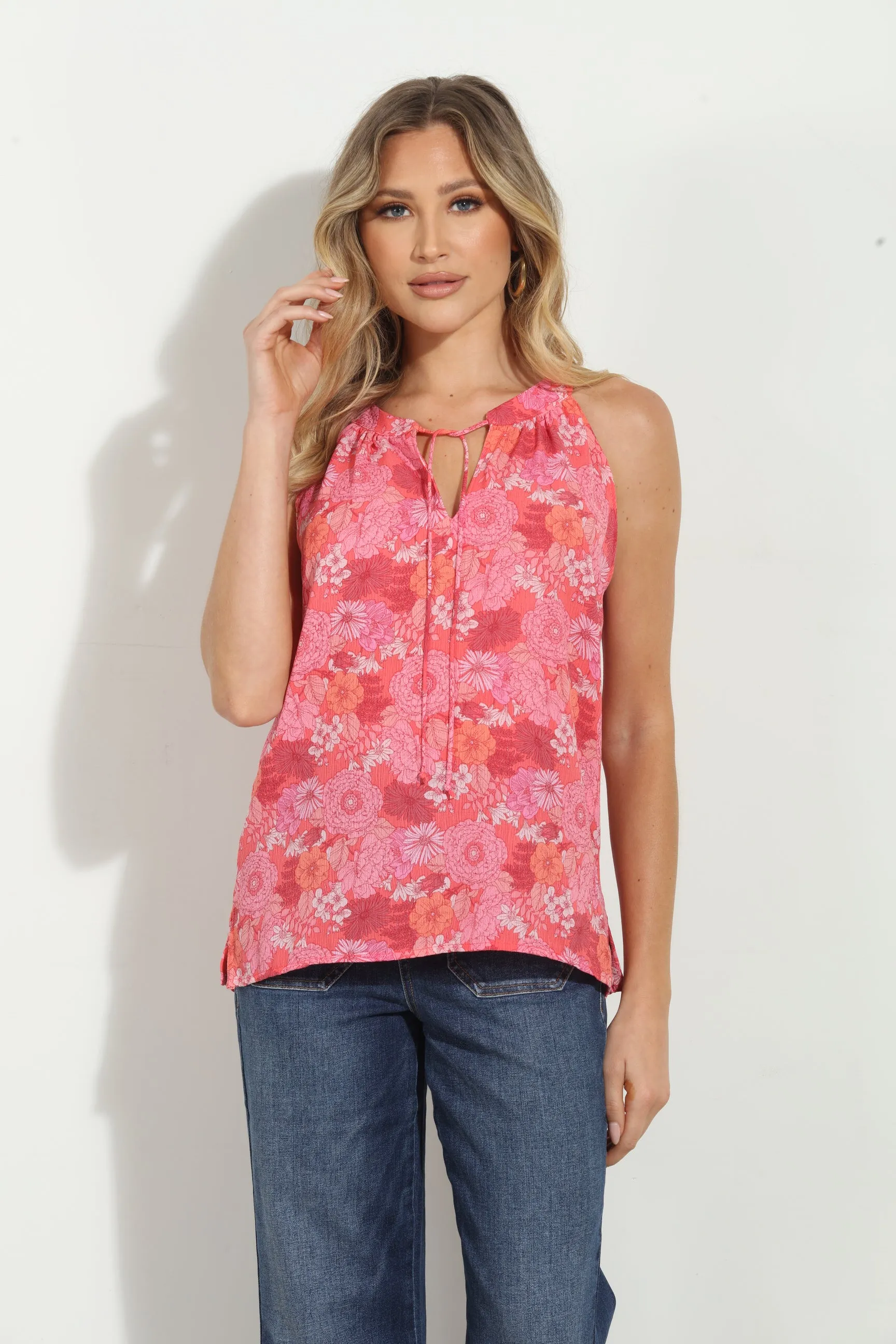 Syrus Split Neck Halter Top- FINAL SALE sold by Veronica M product image thumbnail 5