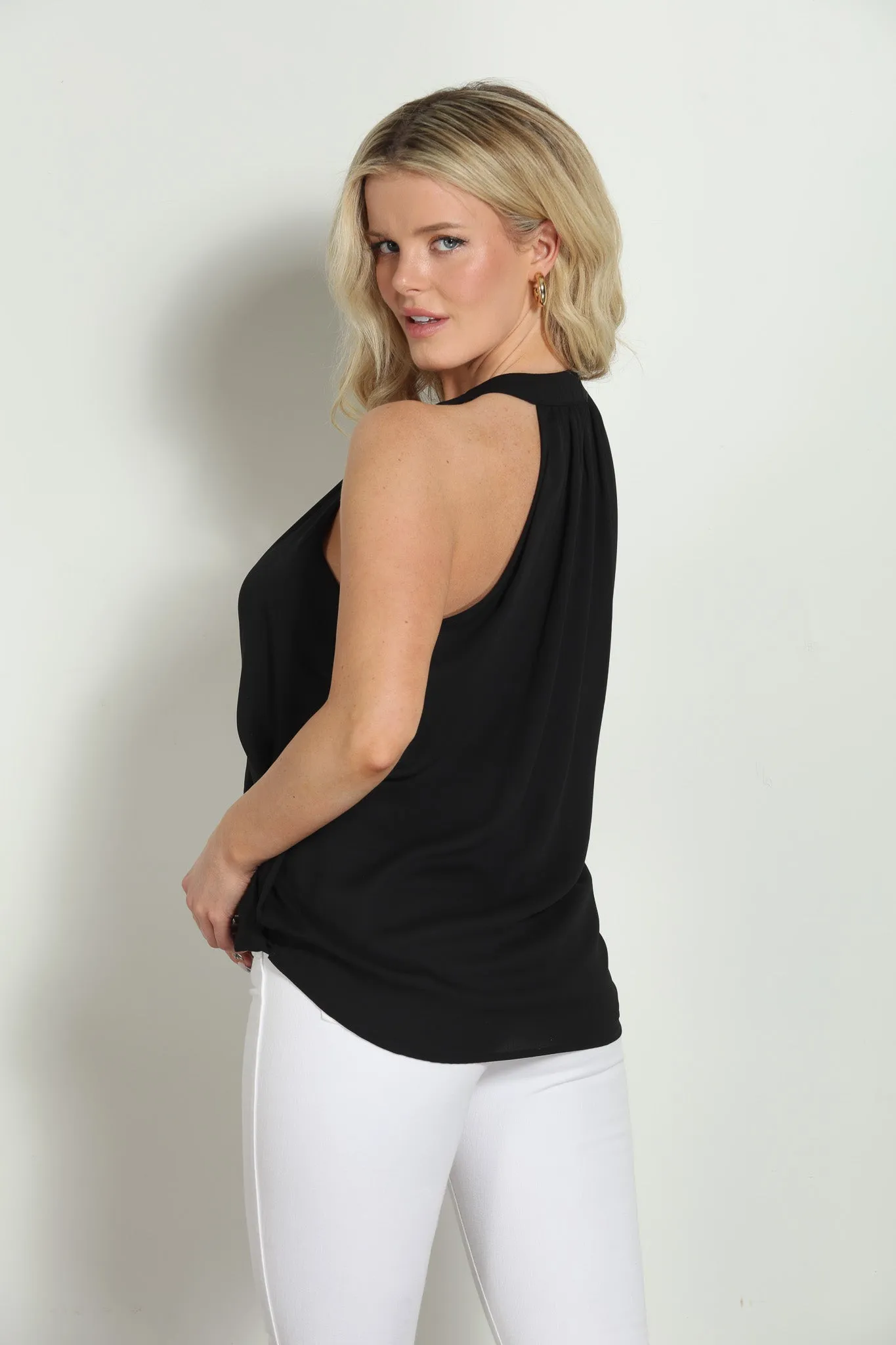Onyx Surplice Tank-BEST SELLER sold by Veronica M product image thumbnail 3