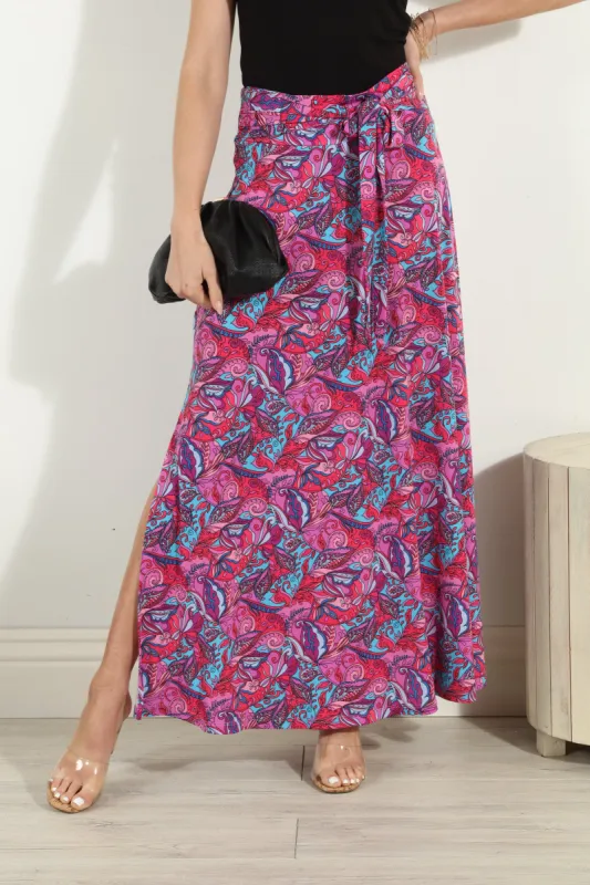 Shaye Tie Front Maxi Skirt-BEST SELLER sold by Veronica M