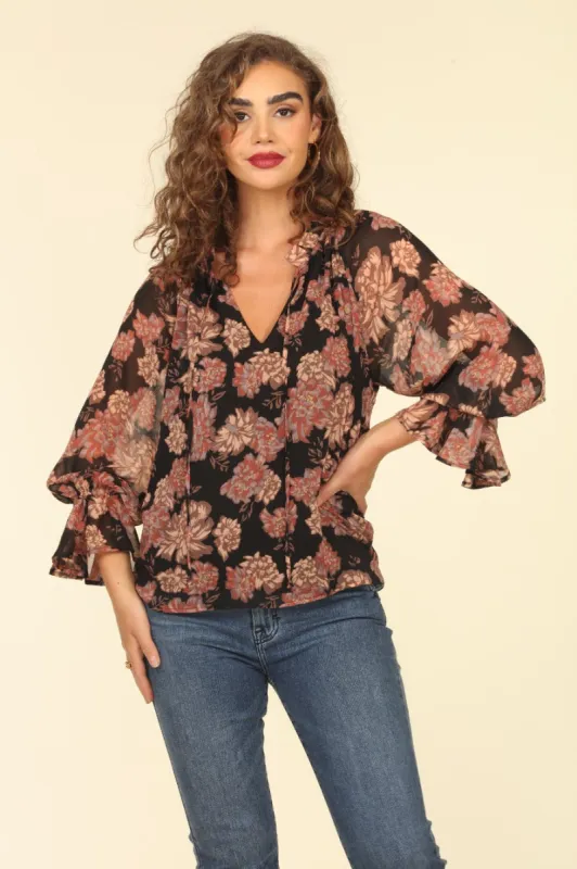 Yelena Chiffon Blouse - FINAL SALE sold by Veronica M
