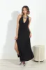 Black Halter Maxi Dress sold by Veronica M