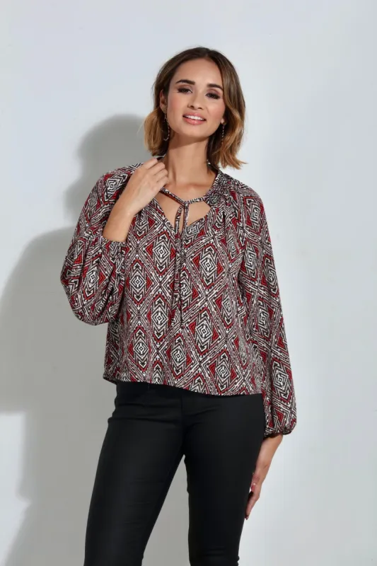 Shanae Smocked Neck Top-FINAL SALE sold by Veronica M