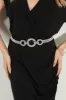 Silver Rhinestone Disco Belt sold by Veronica M
