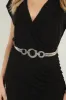 Silver Rhinestone Disco Belt sold by Veronica M
