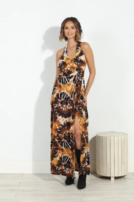 Dakar Wrap Maxi Dress-FINAL SALE sold by Veronica M