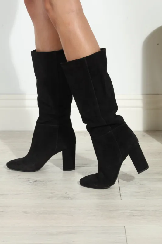Krafty Suede Booties - Black -FINAL SALE sold by Veronica M