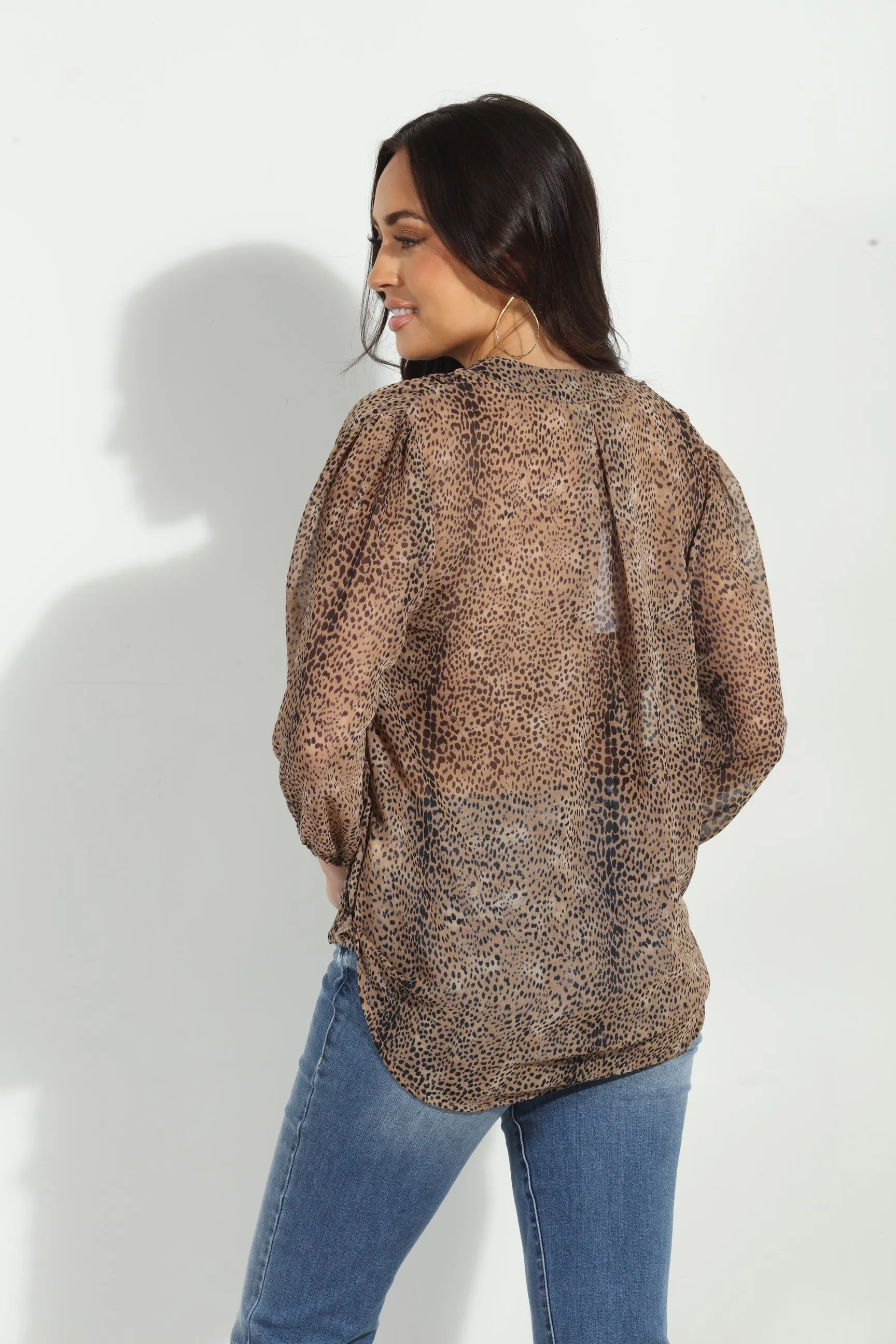 Carmelo 3/4 Sleeve Surplice Blouse-BEST SELLER sold by Veronica M product image thumbnail 2