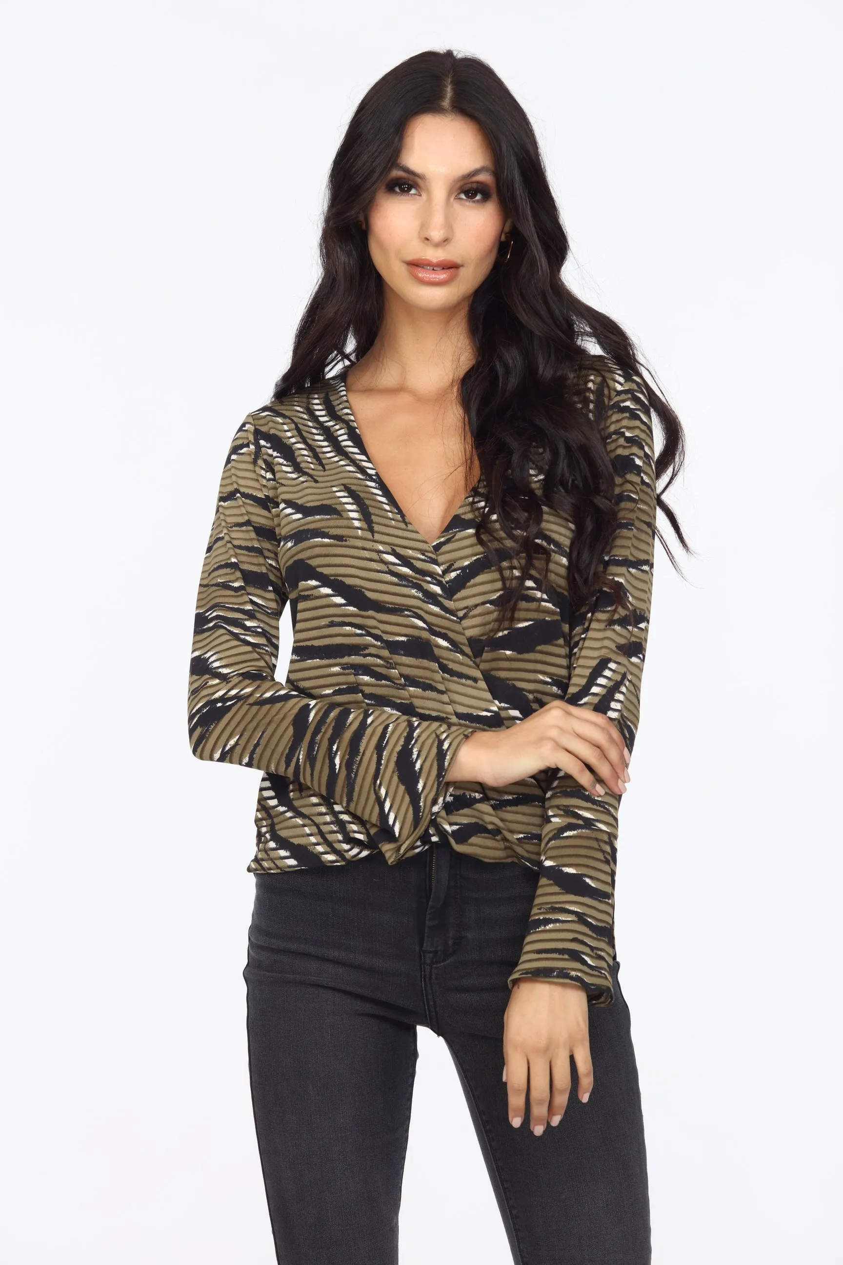 Alejandra Surplice Bell Sleeve Top -FINAL SALE sold by Veronica M product image thumbnail 4