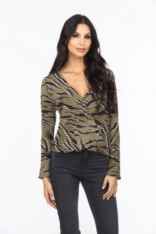 Alejandra Surplice Bell Sleeve Top -FINAL SALE sold by Veronica M