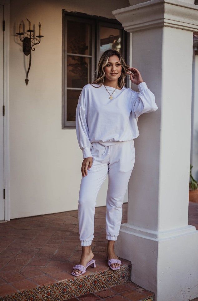 White Oversized Sweatshirt - FINAL SALE sold by Veronica M product image thumbnail 3