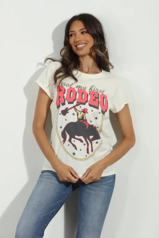 Not My First Rodeo Tee sold by Veronica M
