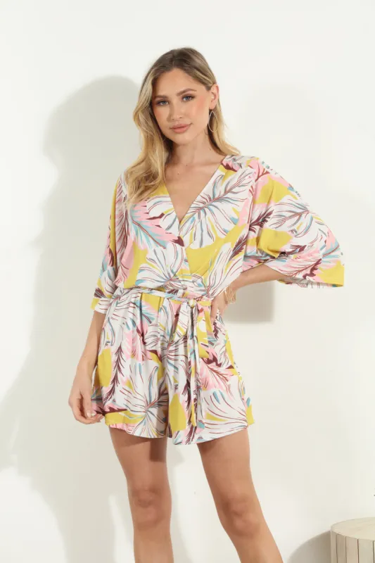 Tricia Stretch Kimono Romper-FINAL SALE sold by Veronica M
