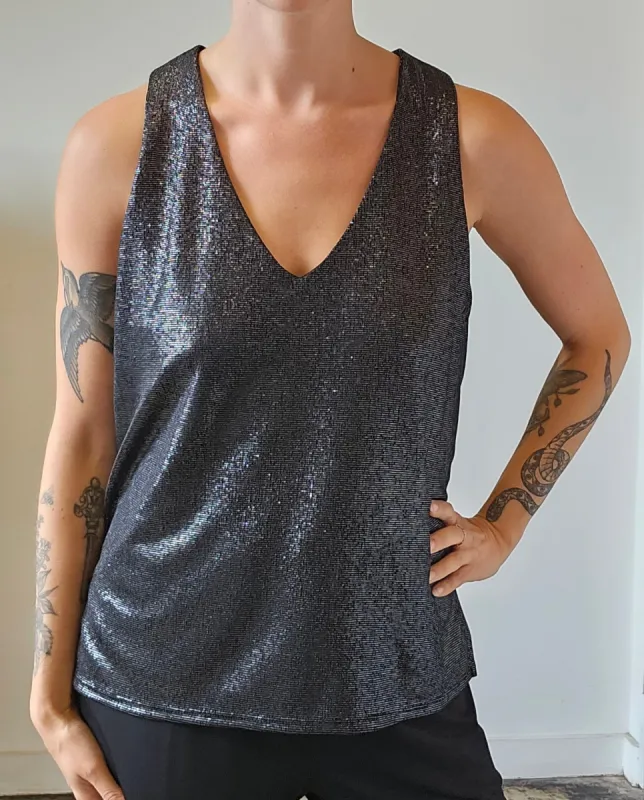 Myndi Stripe Lurex Tank-FINAL SALE sold by Veronica M