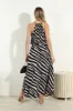 Fletcher Halter Double Slit Midi Dress-FINAL SALE sold by Veronica M