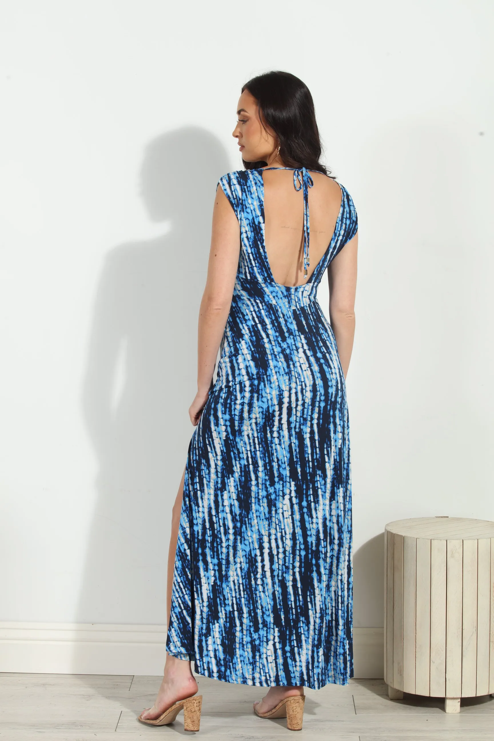 Ryleigh Stretch Deep V Maxi Dress-FINAL SALE sold by Veronica M product image thumbnail 2