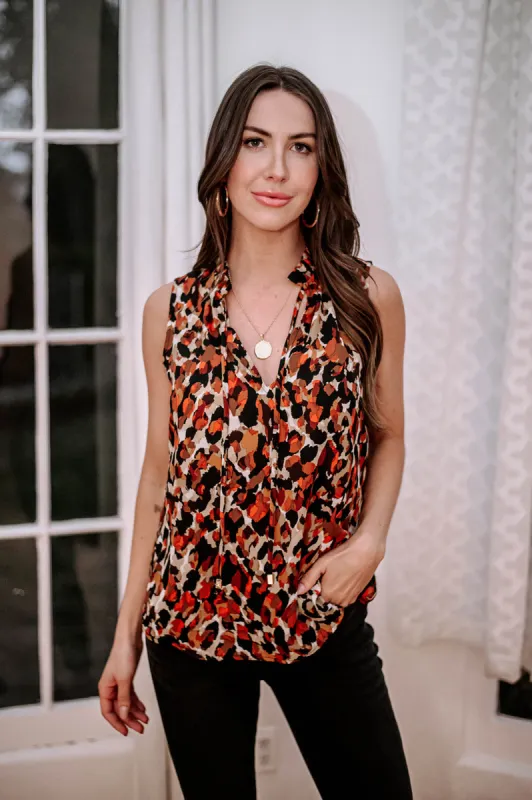 Thelma Pleated Neck Sleeveless Blouse-FINAL SALE sold by Veronica M