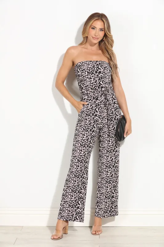 Tahiti Stretch Shirred Tube Jumpsuit-BEST SELLER sold by Veronica M