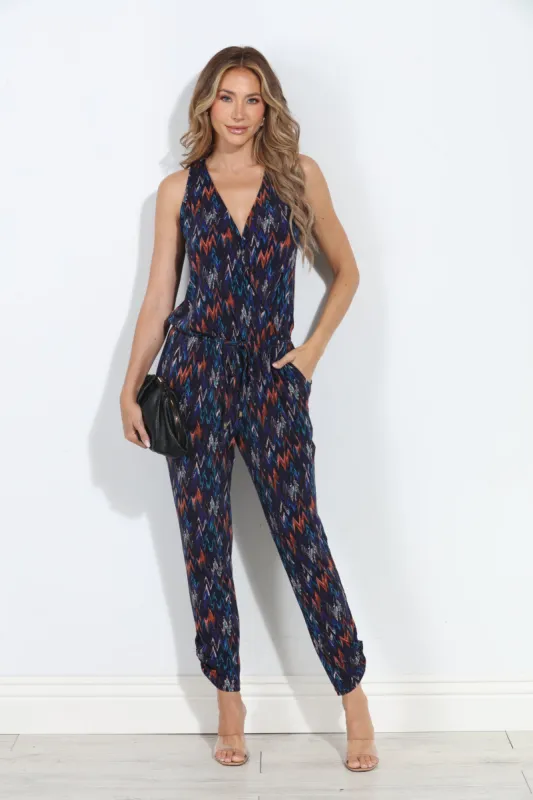 Anjela Shirred Ankle Stretch Jumpsuit-BEST SELLER sold by Veronica M