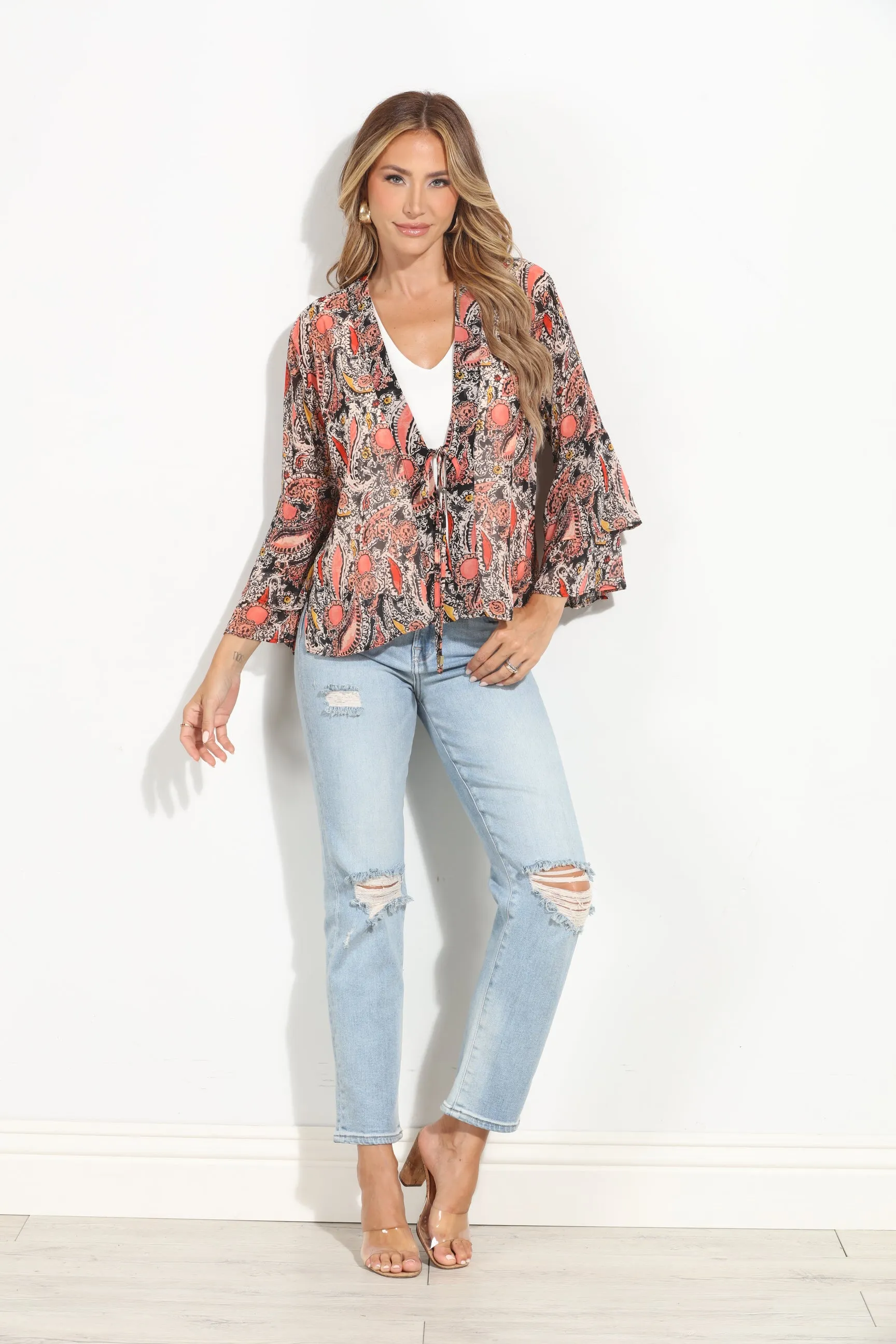 Marc Boho Chiffon Jacket-BEST SELLER sold by Veronica M product image thumbnail 5