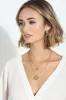 Gigi Double Coin Necklace - 18k Gold Plated sold by Veronica M