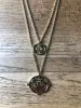 Gigi Double Coin Necklace - 18k Gold Plated sold by Veronica M