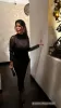 Black Mesh Long Sleeve Top sold by Veronica M