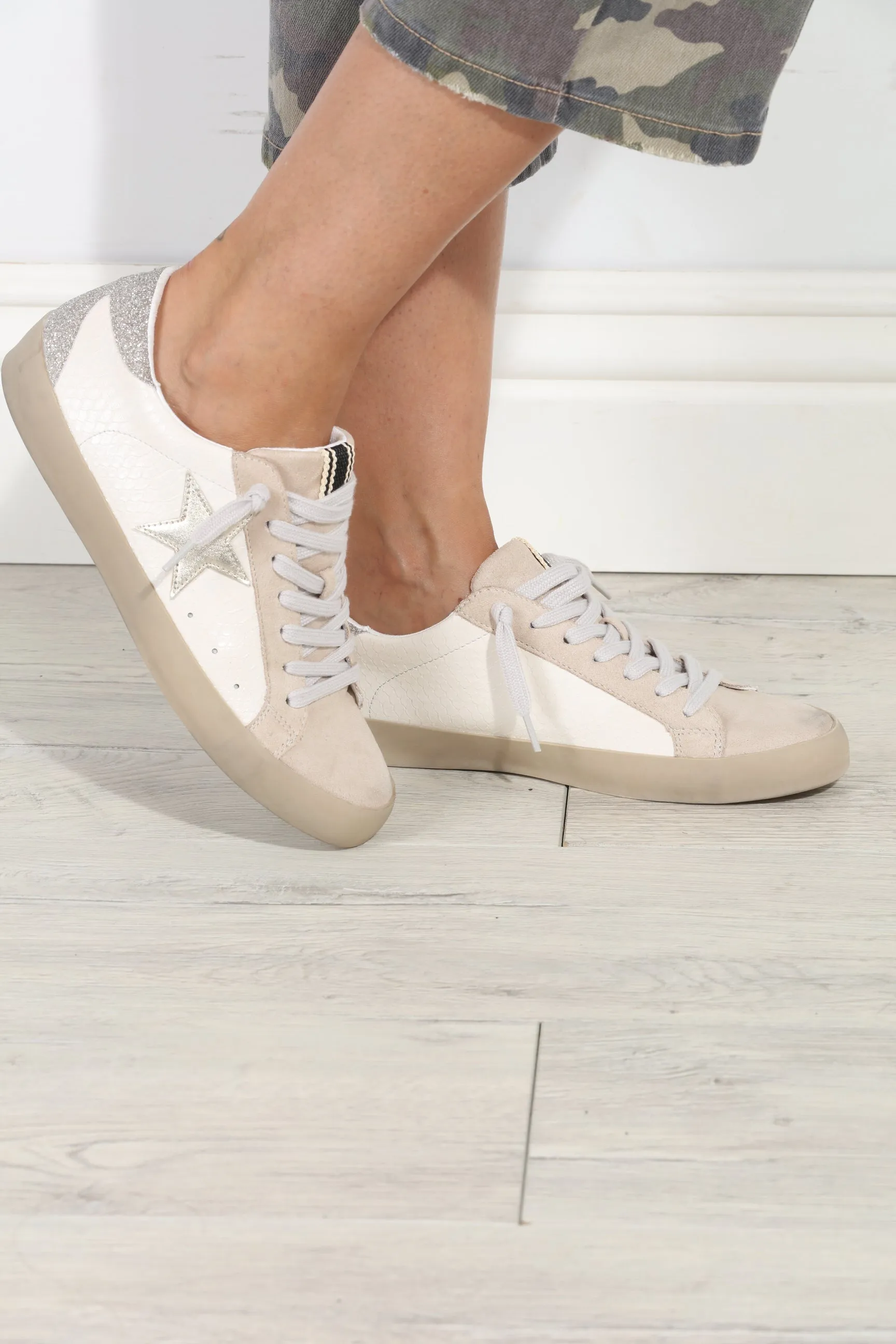 Paula Bone/Snake Sneakers-FINAL SALE sold by Veronica M