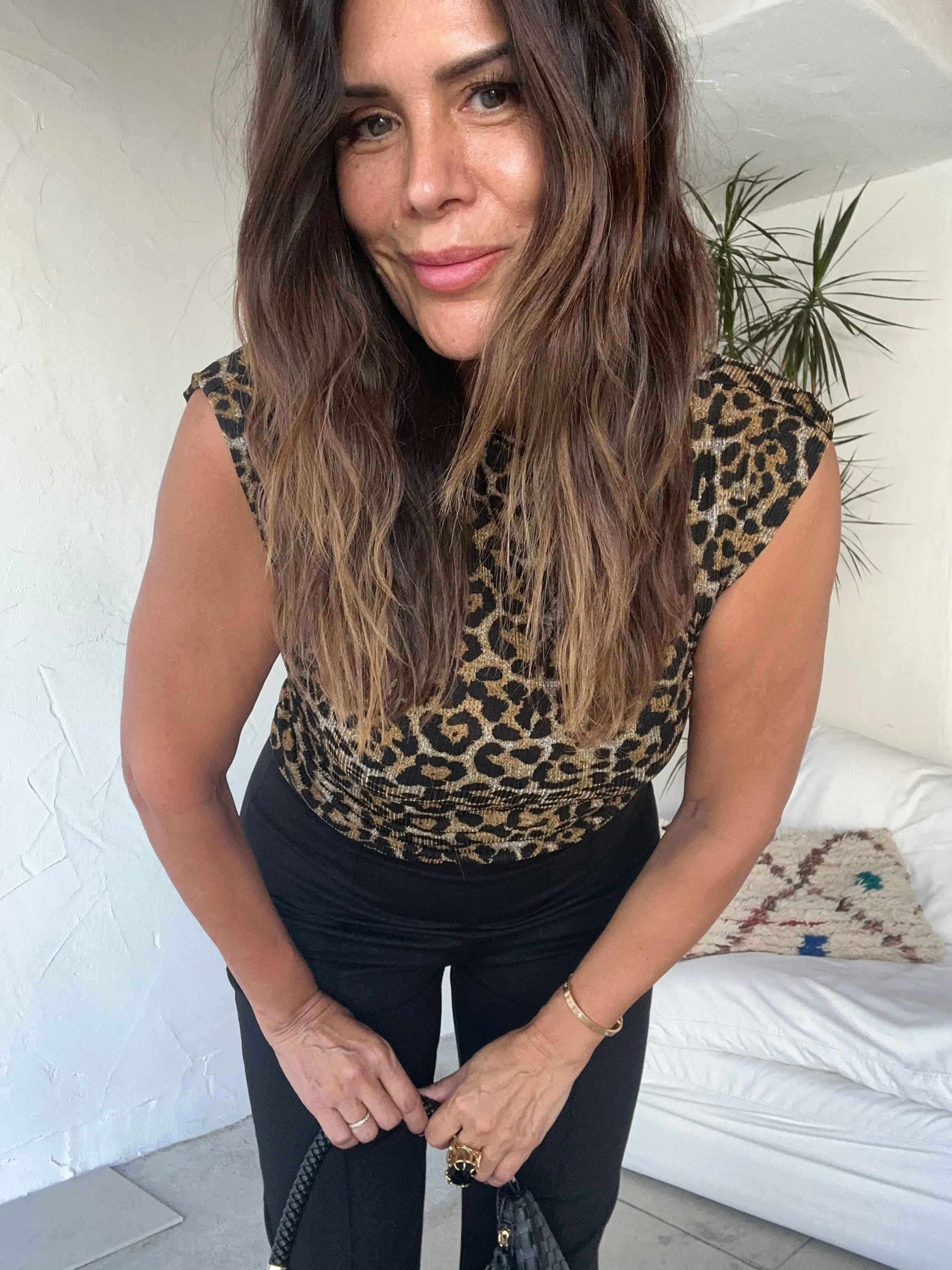 Leeda Stretch Mock Neck Top-BEST SELLER sold by Veronica M product image thumbnail 3