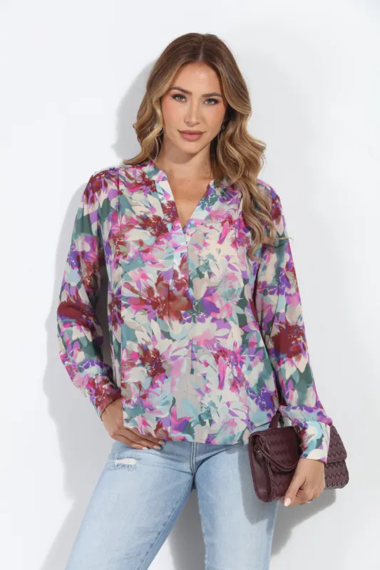 Cassandra Sheer Chiffon Blouse sold by Veronica M