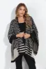 Keep Me Warm Chevron Open Poncho-FINAL SALE sold by Veronica M