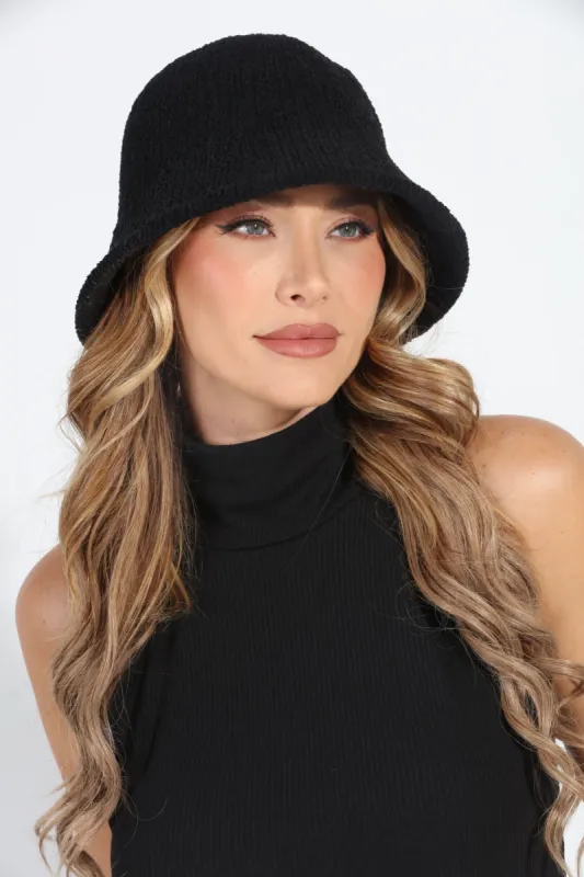 Sabina Knit Hat-Black-BEST SELLER sold by Veronica M