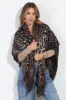 Cocoa Leopard Scarf sold by Veronica M