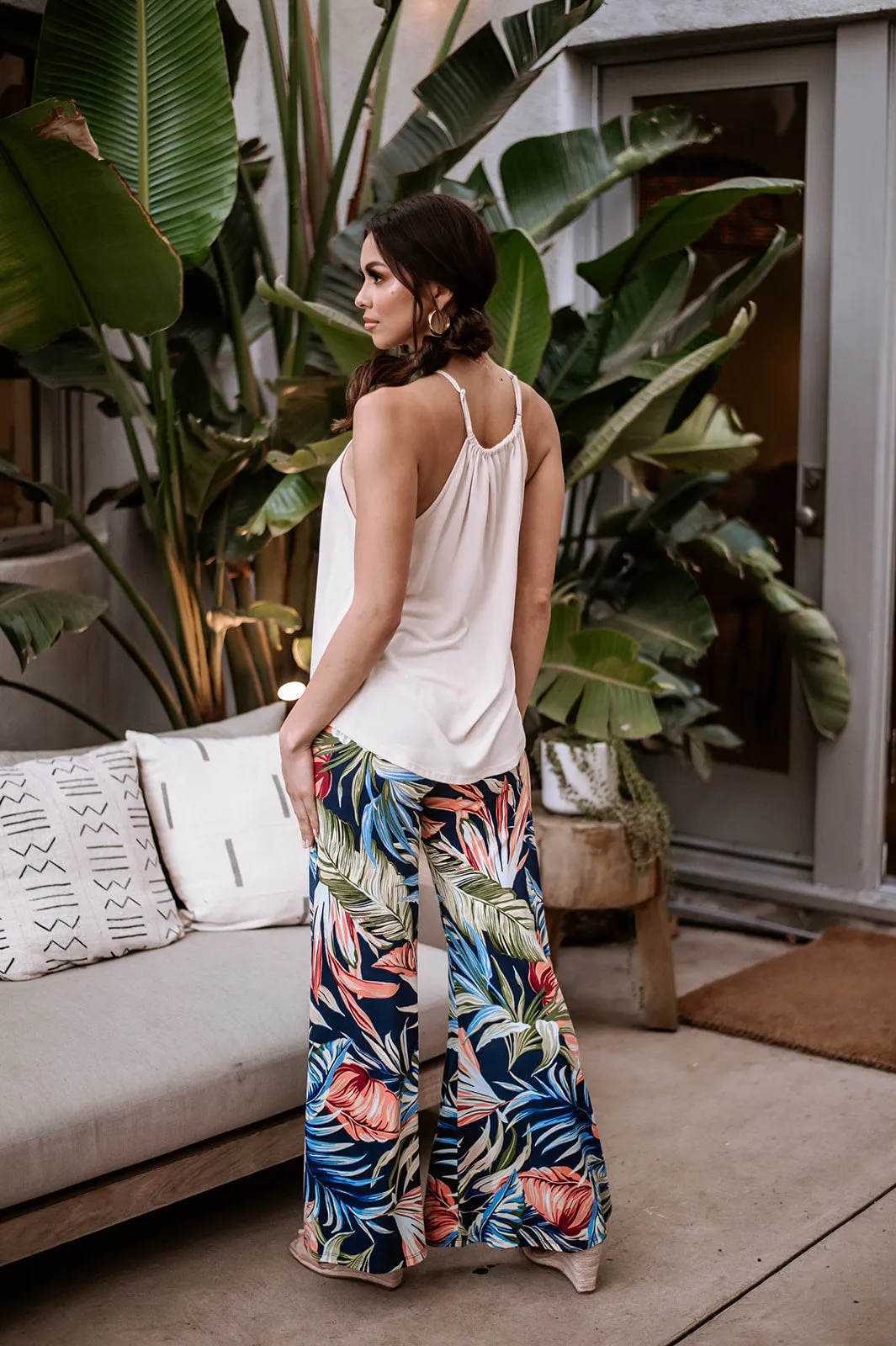 Vanilla Cupro Halter Tank - FINAL SALE sold by Veronica M product image thumbnail 4