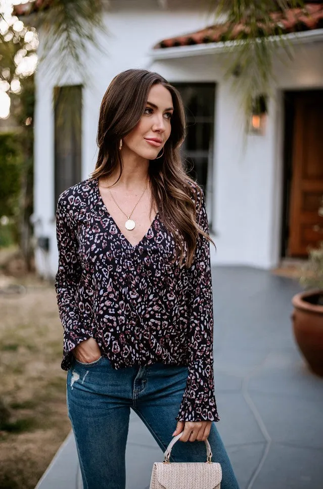 Samuela Surplice Bell Sleeve Top - FINAL SALE sold by Veronica M