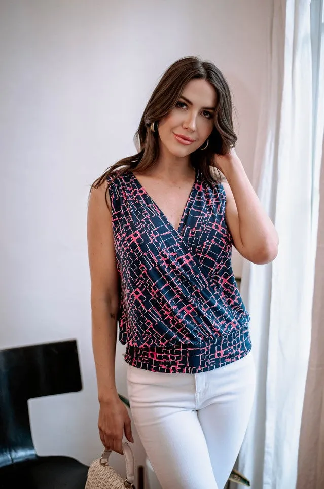 Denny Stretch Surplice Top - FINAL SALE sold by Veronica M