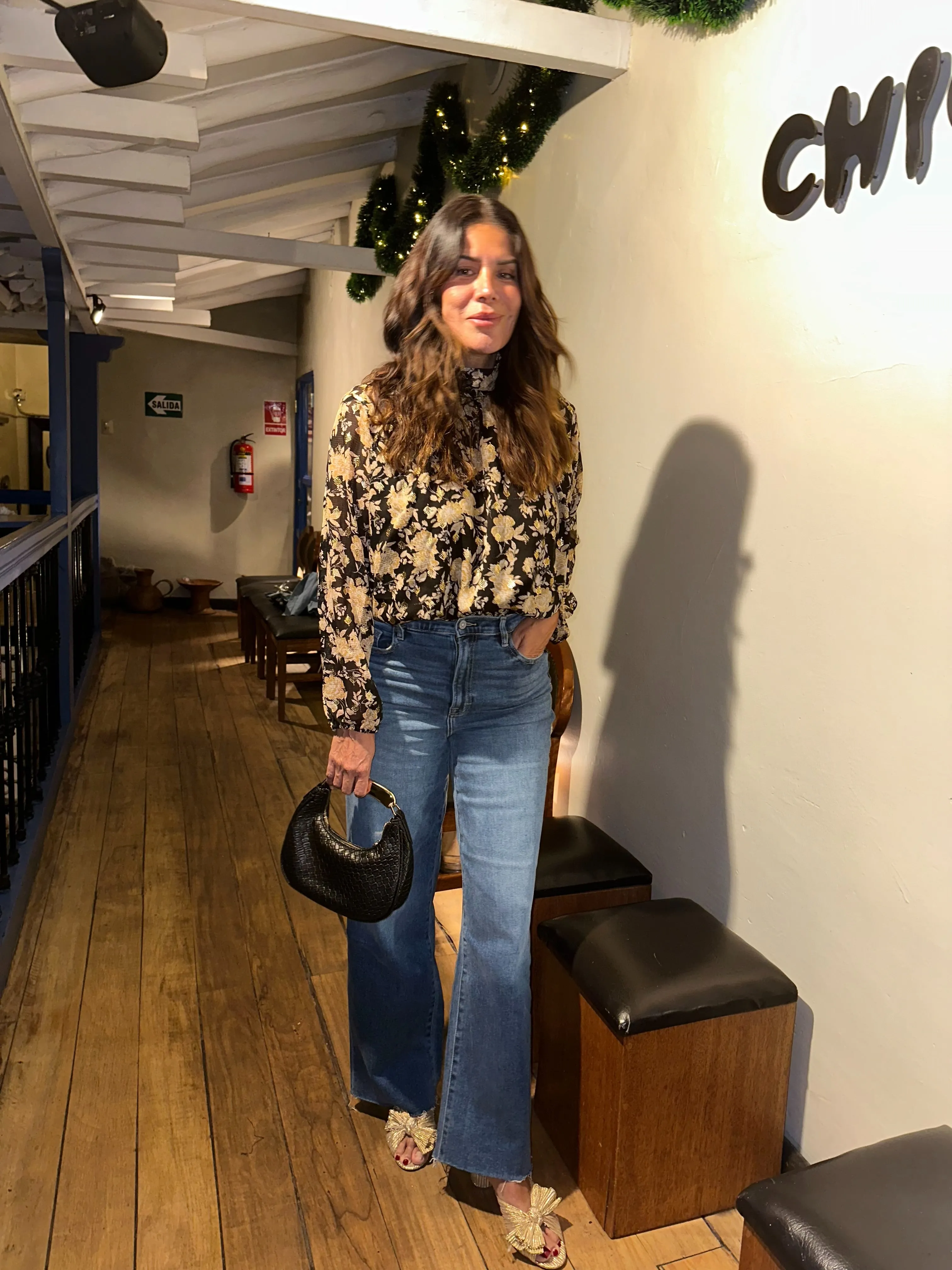 Whitney Mock Neck Blouse-FINAL SALE sold by Veronica M product image thumbnail 4