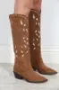 Zoe Faux Suede Western Boot sold by Veronica M