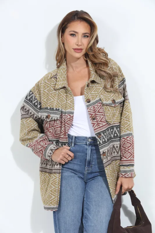 Dakota Boyfriend Shacket-FINAL SALE sold by Veronica M