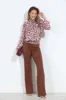 Dahlia Cropped Mock Neck Blouse-FINAL SALE sold by Veronica M
