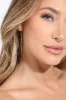 East Gold Hoop Earrings - 14k Gold Plated sold by Veronica M