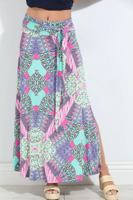 Memphis Tie Front Maxi Skirt-FINAL SALE sold by Veronica M