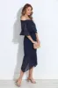 Navy OTS Ruffle Maxi-BEST SELLER sold by Veronica M