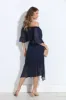 Navy OTS Ruffle Maxi-BEST SELLER sold by Veronica M