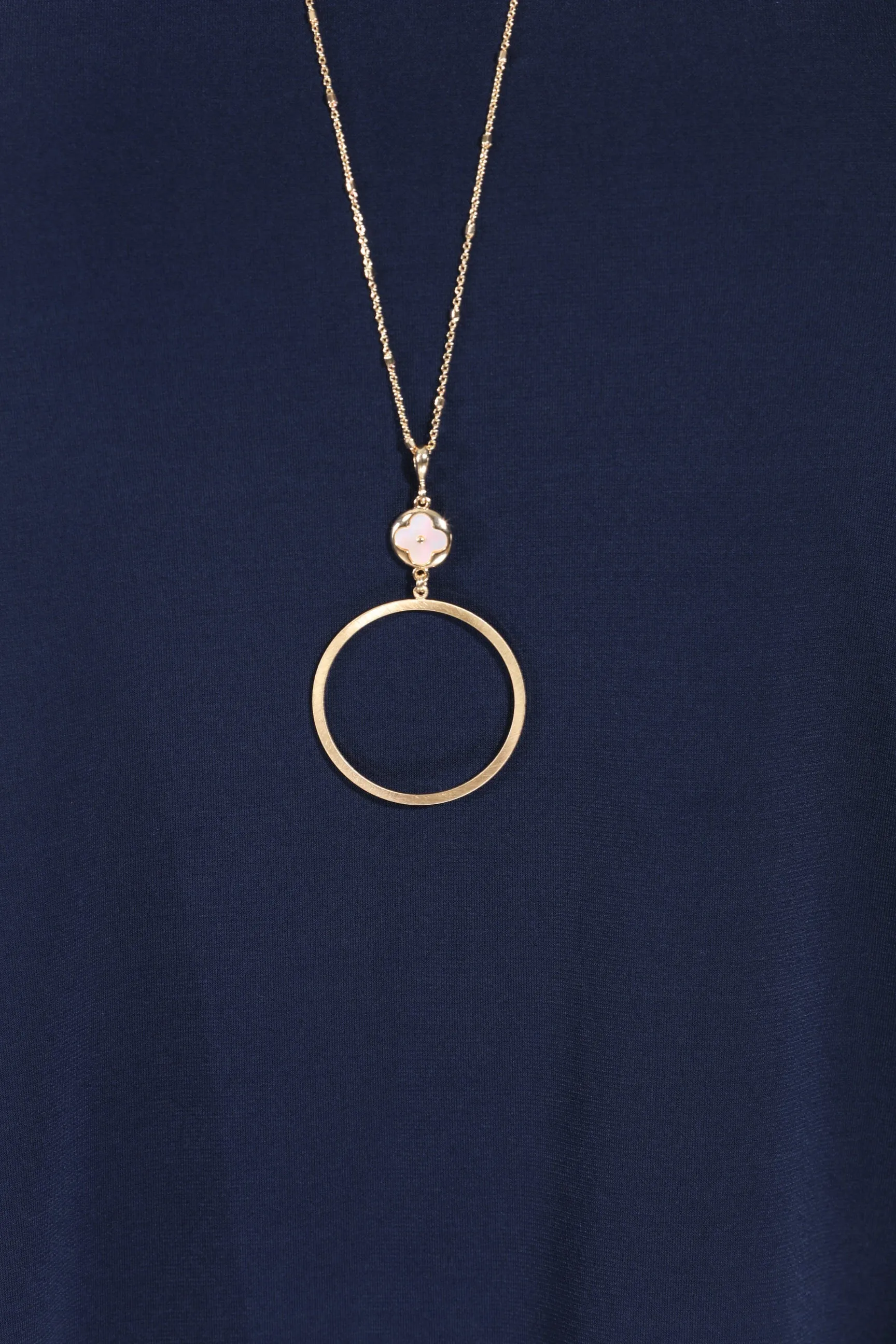 Flora Long Statement Necklace sold by Veronica M product image thumbnail 2