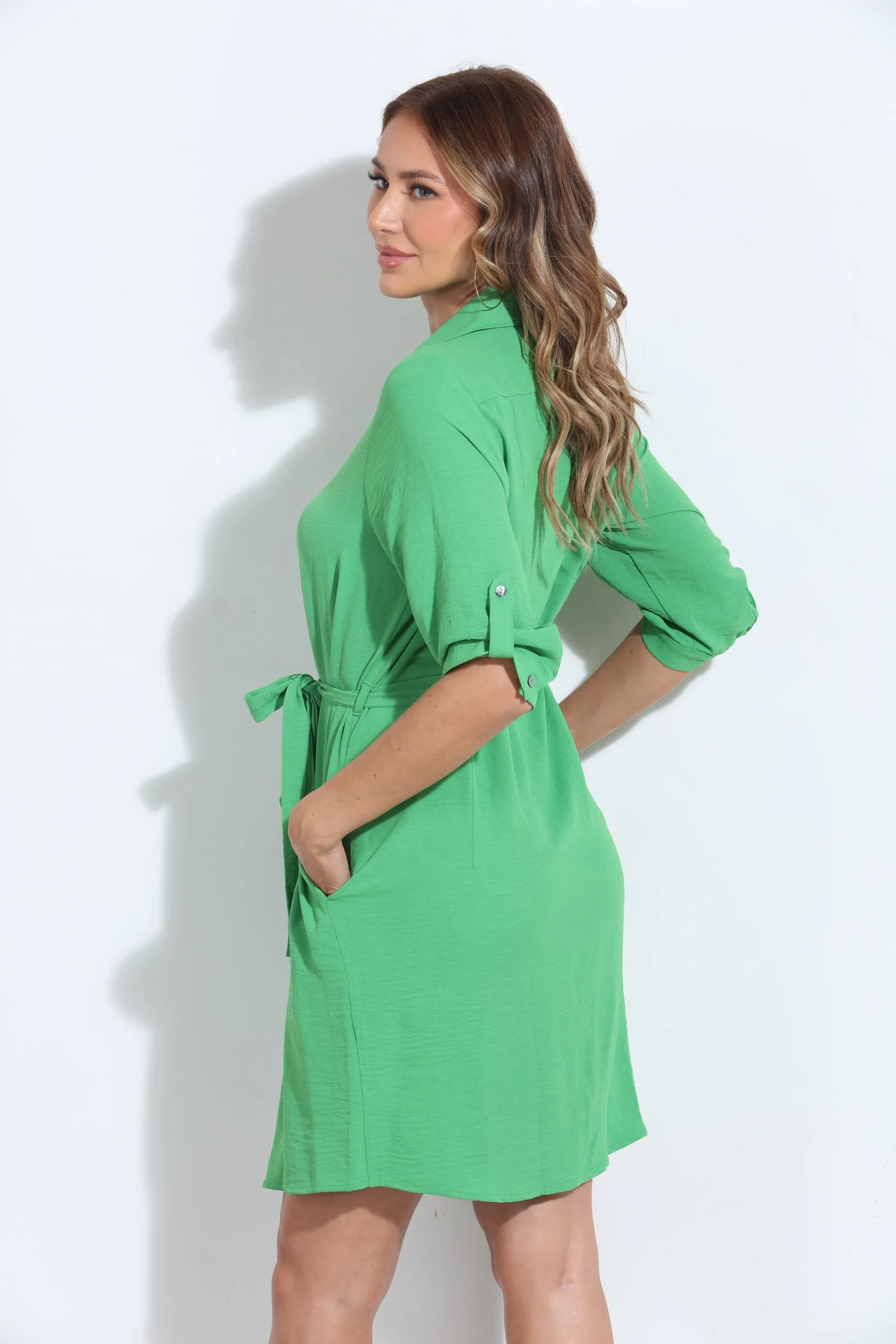 Kelly Airflow Woven Shirt Dress- FINAL SALE sold by Veronica M product image thumbnail 2