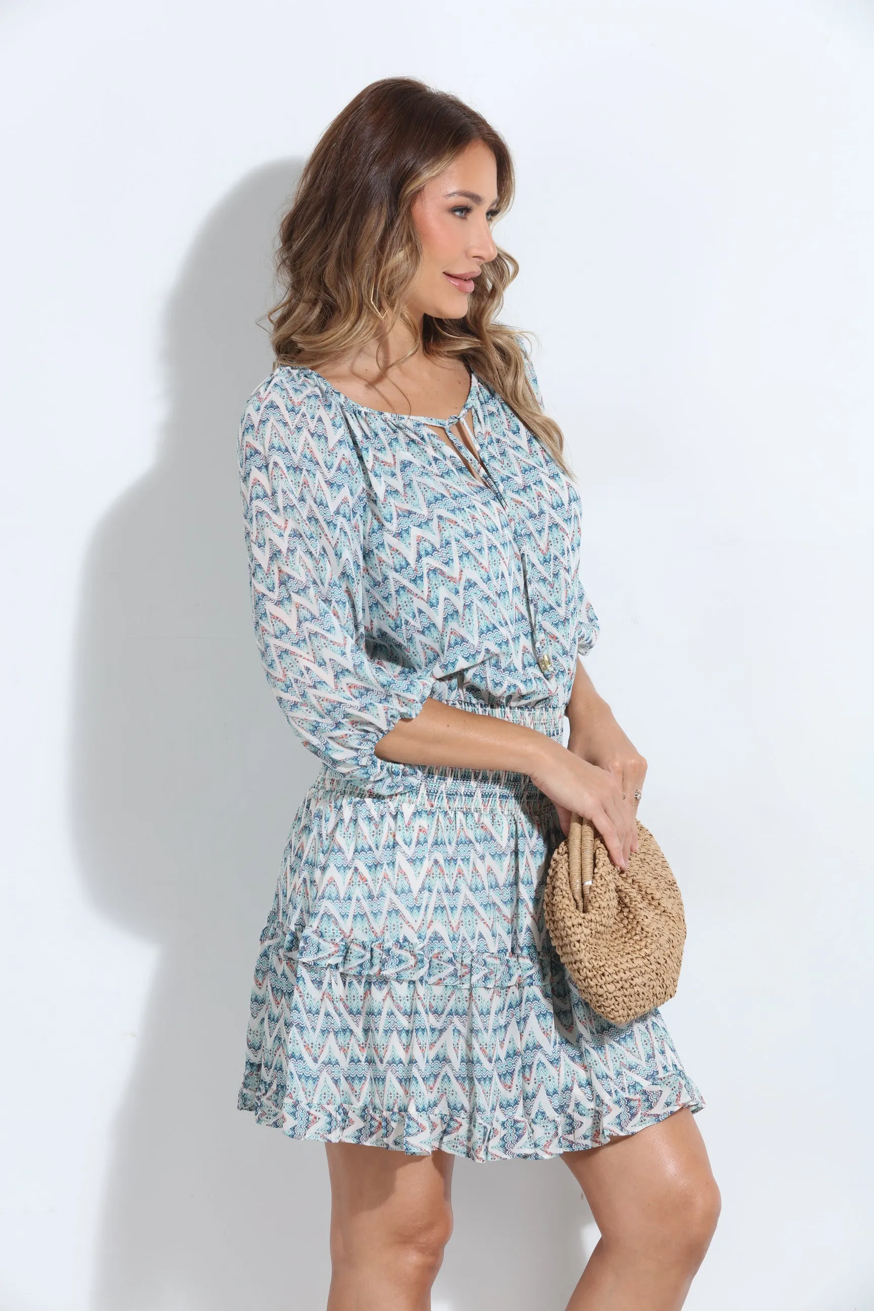 Agnes Smocked Ruffle Dress sold by Veronica M product image thumbnail 2