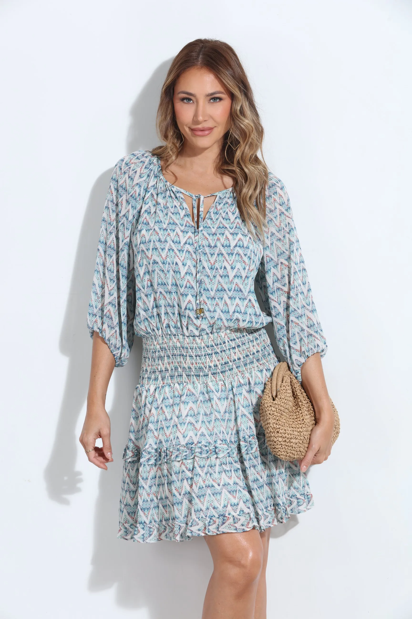 Agnes Smocked Ruffle Dress sold by Veronica M