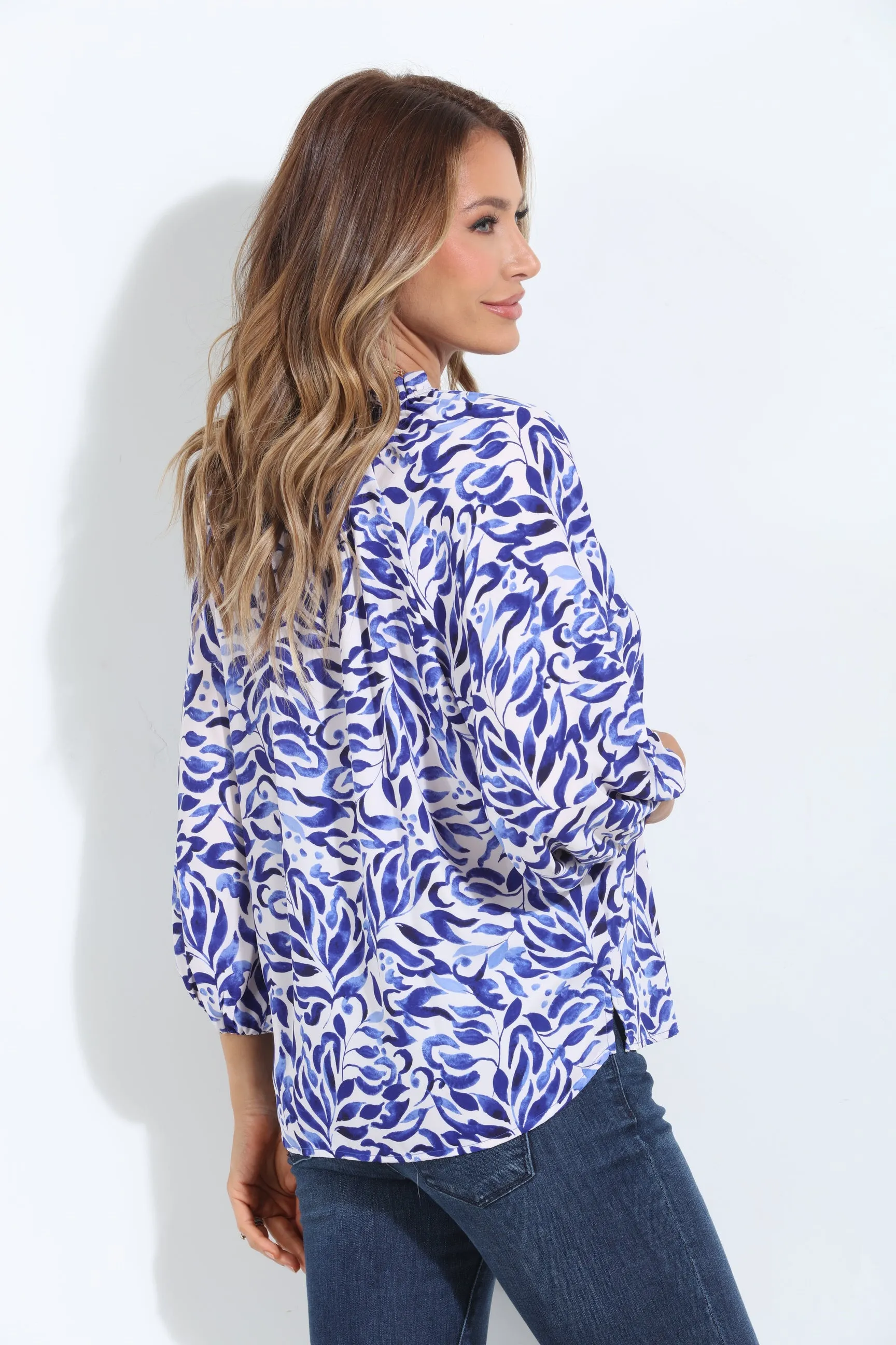 Frederick Split-Neck Blouse-BEST SELLER sold by Veronica M product image thumbnail 2