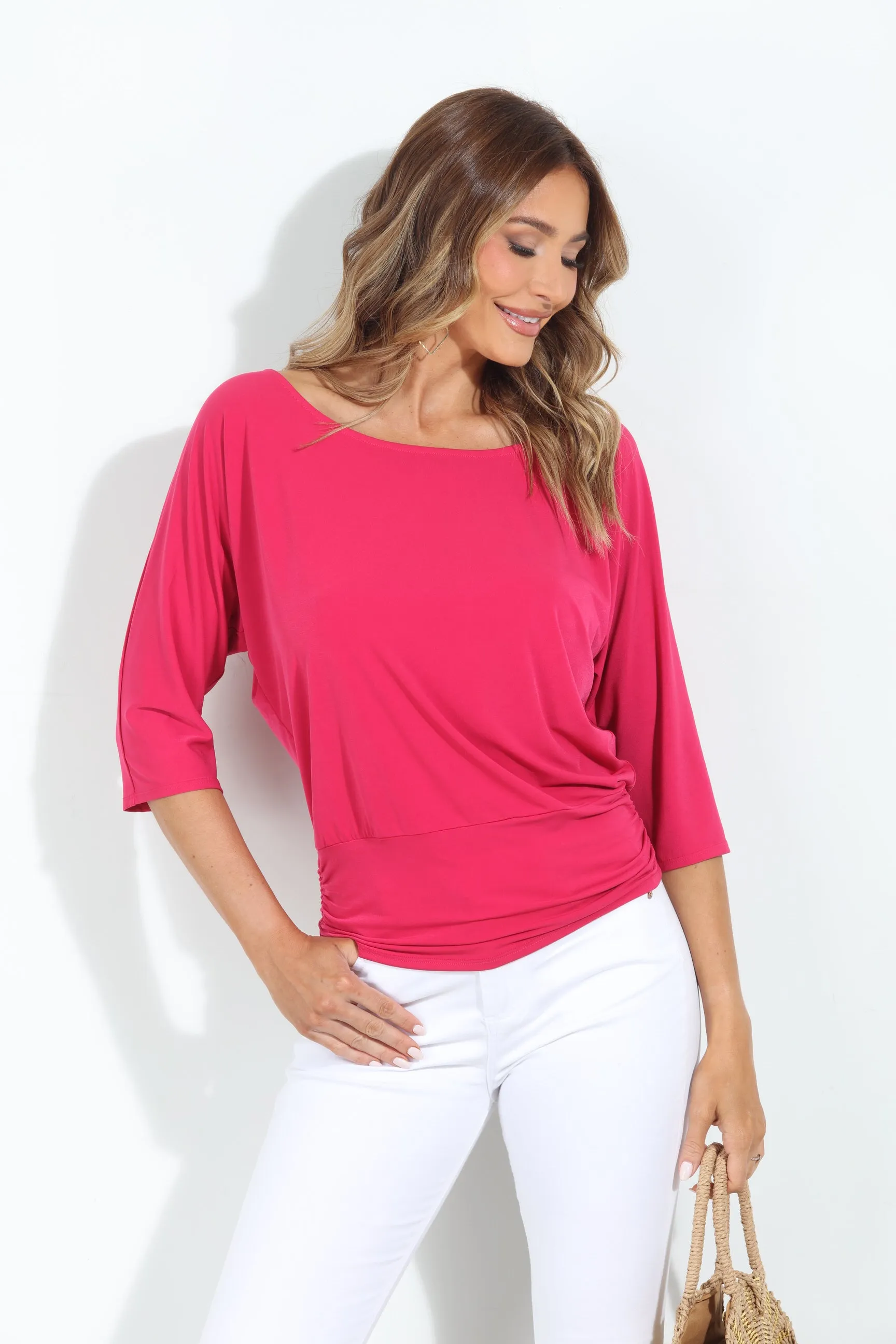 Guava Shirred Waist Top-BEST SELLER sold by Veronica M product image thumbnail 5