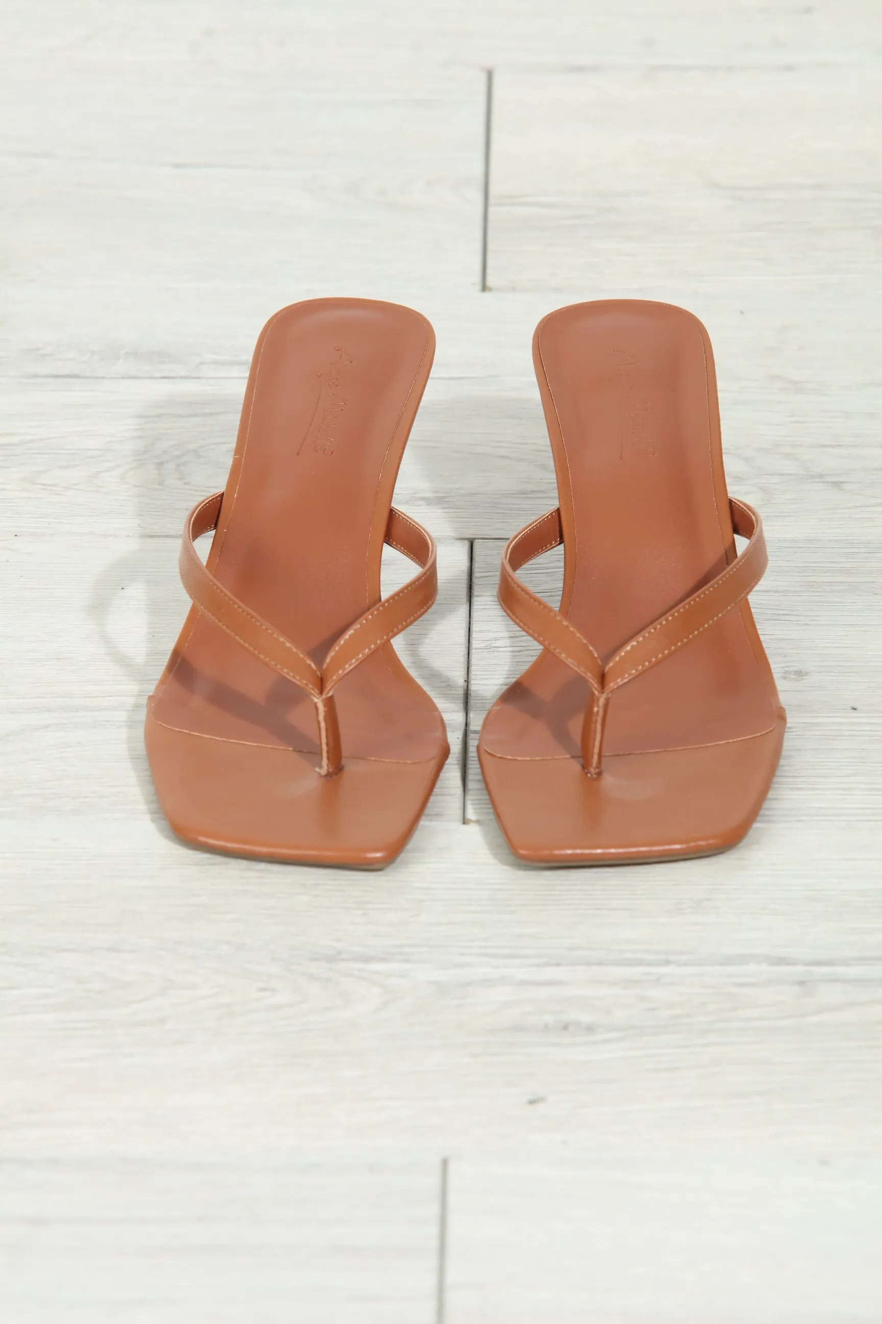 Chestnut Kitten Heel Sandals-BEST SELLER sold by Veronica M product image thumbnail 5